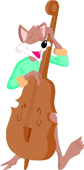 Music animals clip art