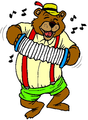 Music animals clip art