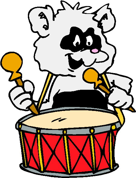 Music animals clip art