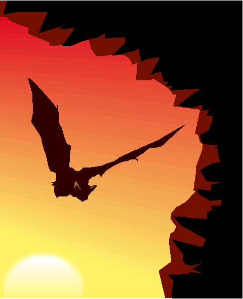 Bats clip art