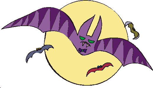 Bats clip art