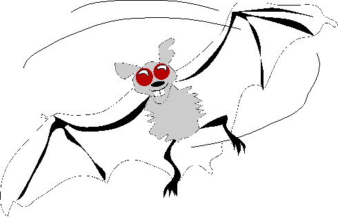 Bats clip art