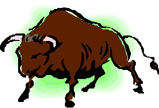 Buffaloes clip art