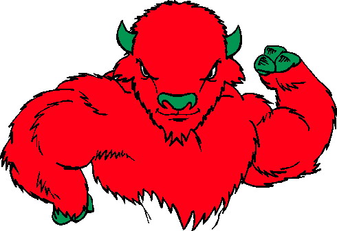 Buffaloes clip art