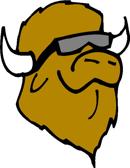 Buffaloes clip art