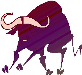 Buffaloes clip art