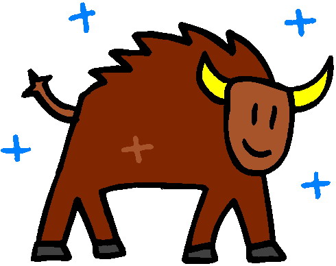 Buffaloes clip art