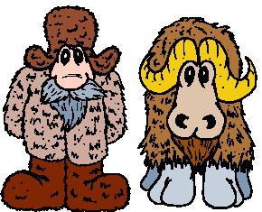 Buffaloes clip art