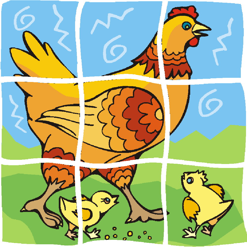 Chickens clip art