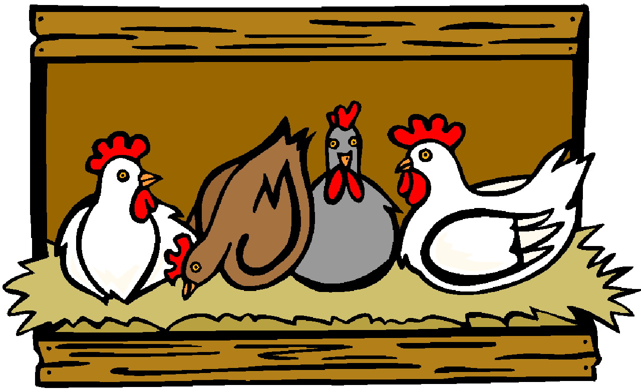 Chickens clip art