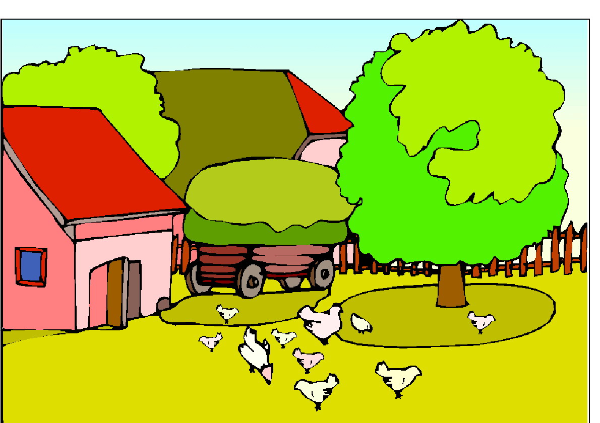 Chickens clip art