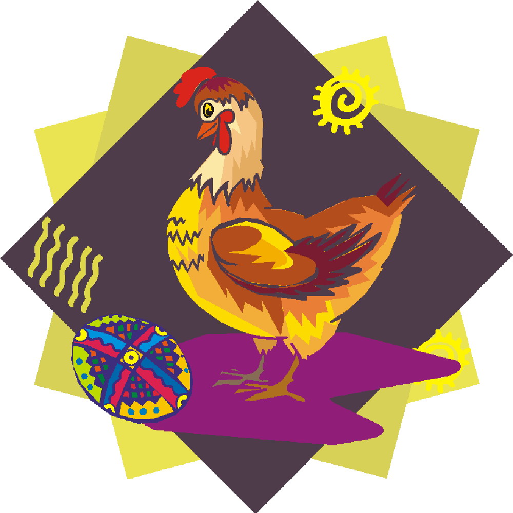 Chickens clip art