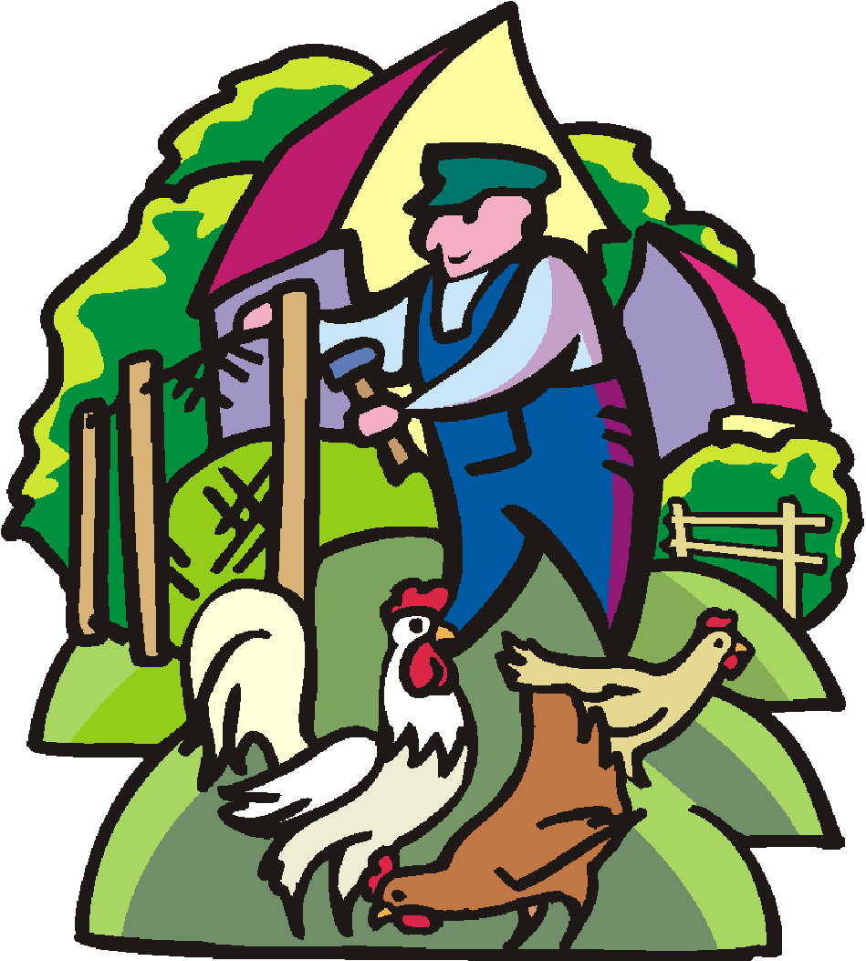 Chickens clip art