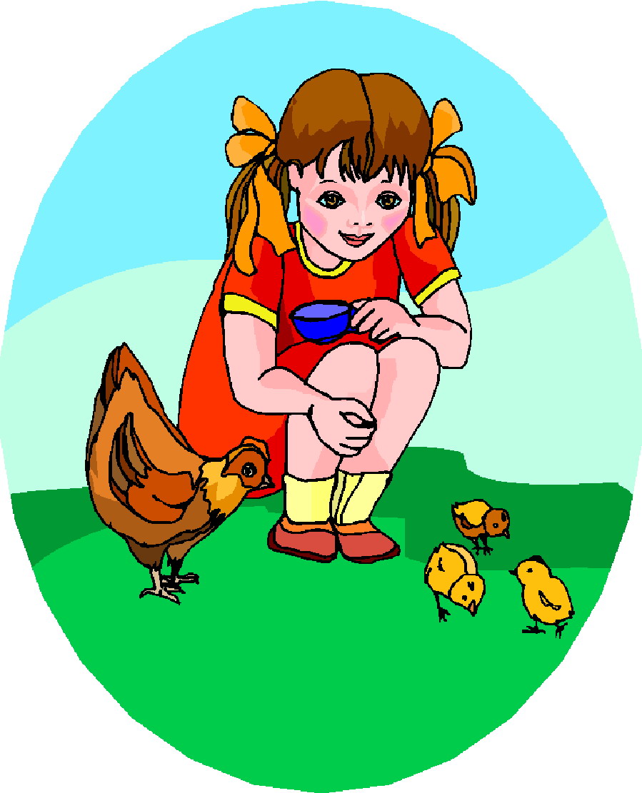 Chickens clip art