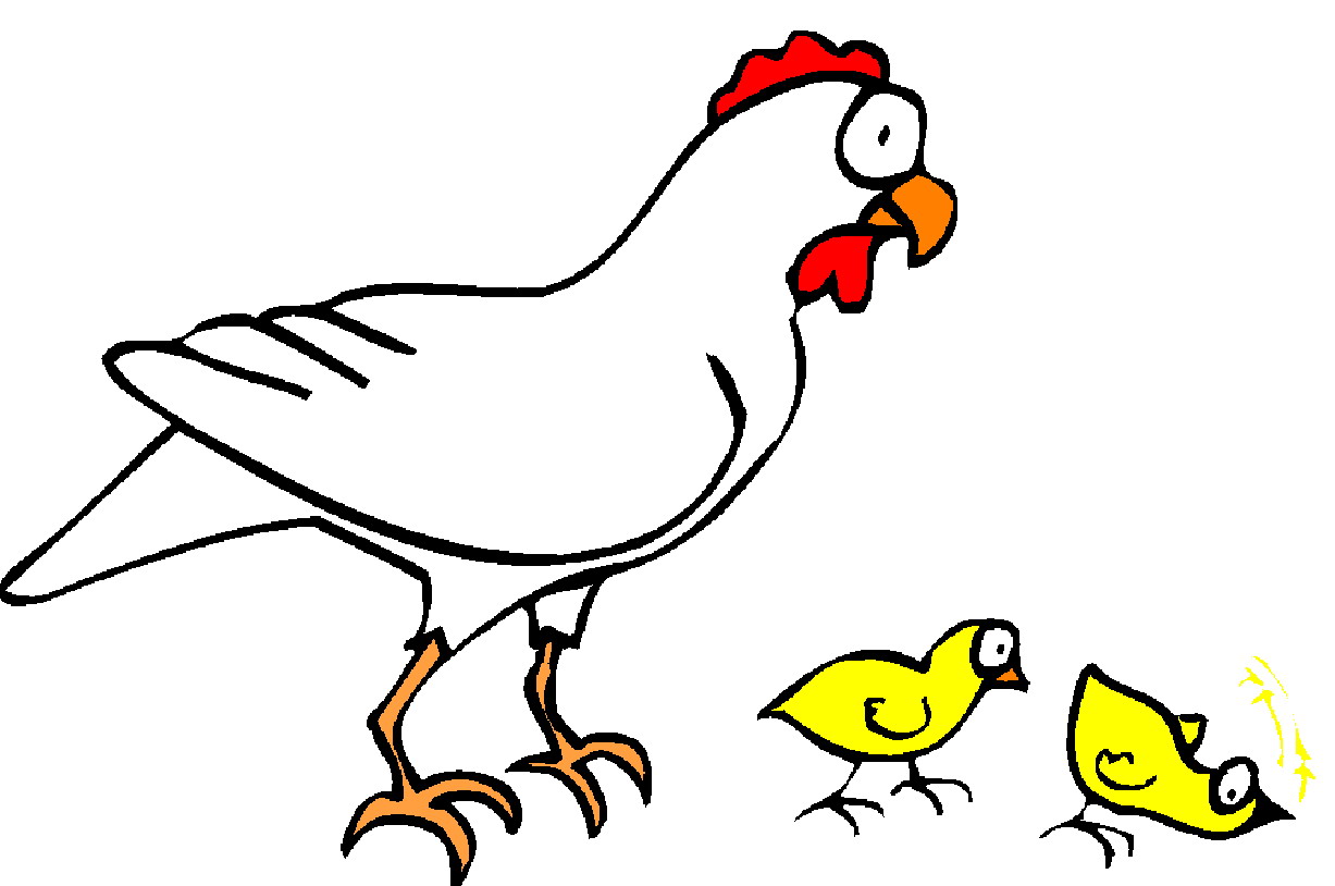 Chickens clip art