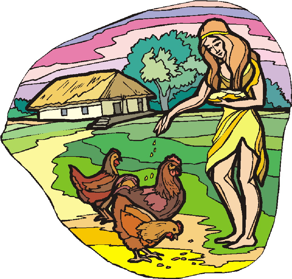 Chickens clip art