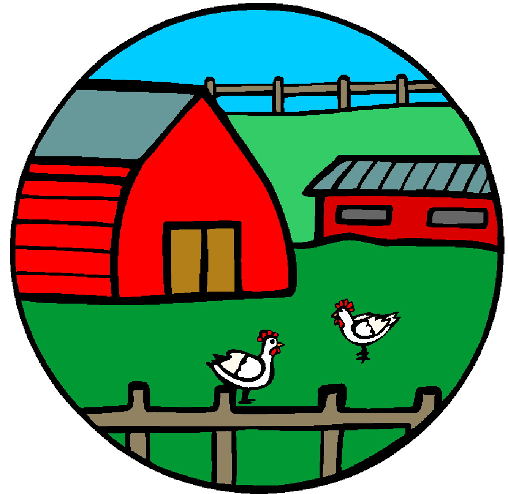 Chickens clip art