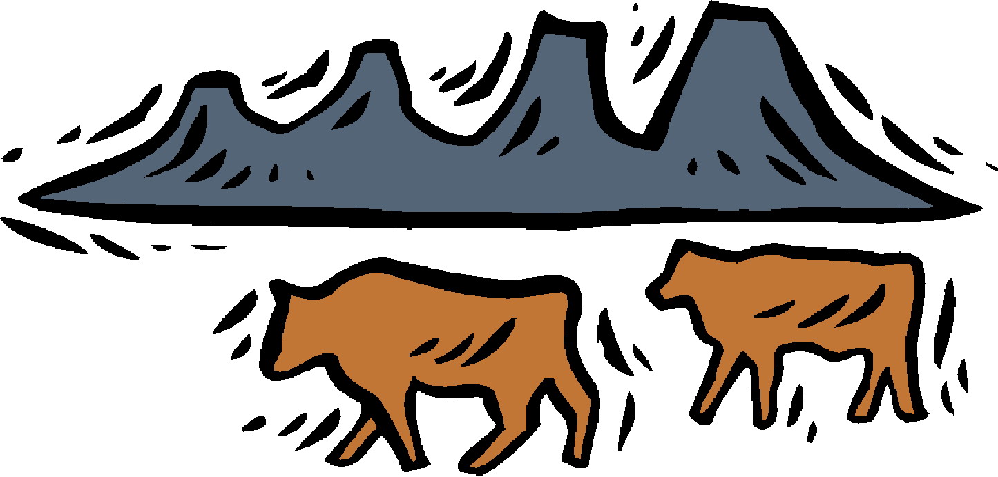 Cows clip art