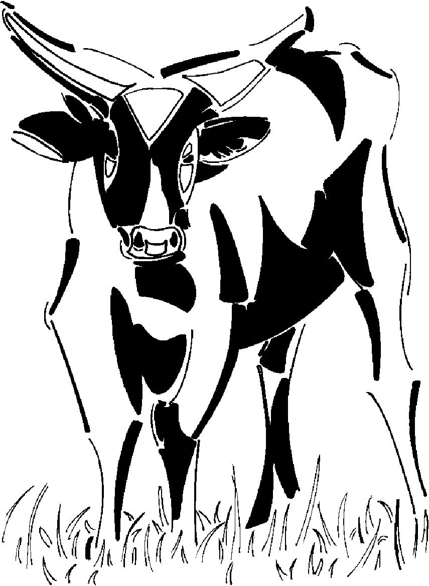 Cows clip art