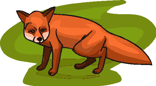 Foxes clip art