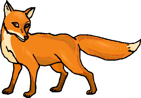 Foxes clip art