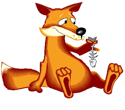 Foxes clip art