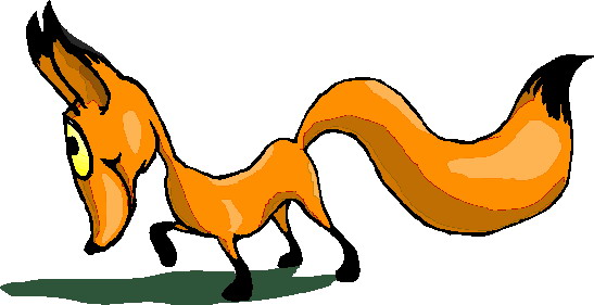 Foxes clip art