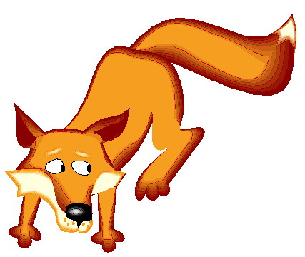 Foxes clip art