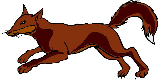 Foxes clip art