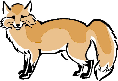 Foxes clip art