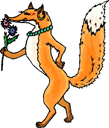 Foxes clip art