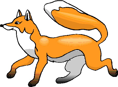 Foxes clip art