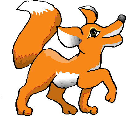 Foxes clip art