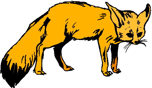 Foxes clip art