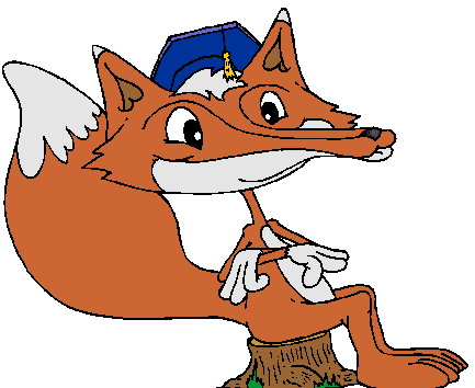 Foxes clip art