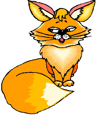 Foxes clip art