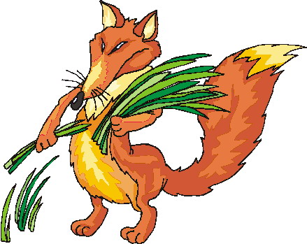 Foxes clip art