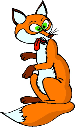 Foxes clip art