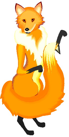 Foxes clip art