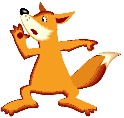 Foxes clip art