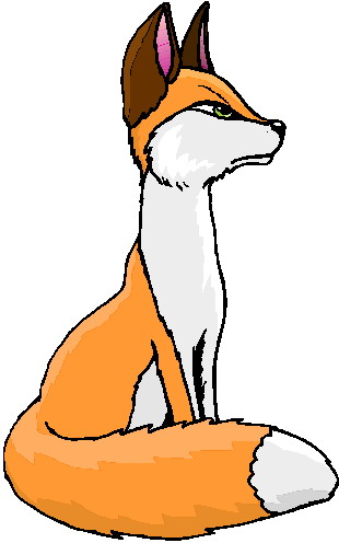 Foxes clip art