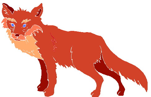 Foxes clip art