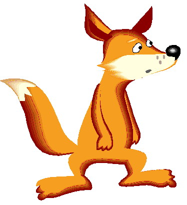 Foxes clip art