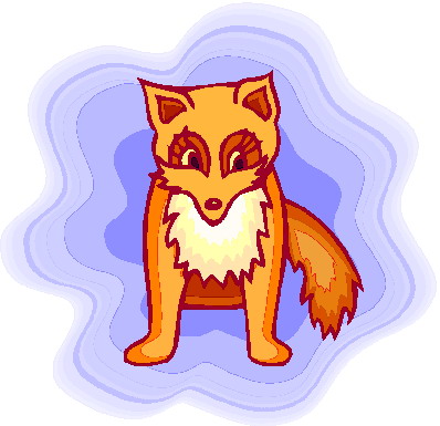 Foxes clip art