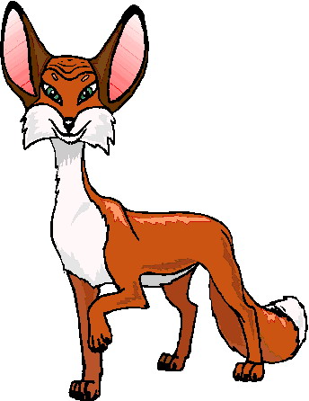 Foxes clip art