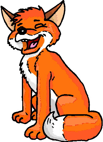 Foxes clip art