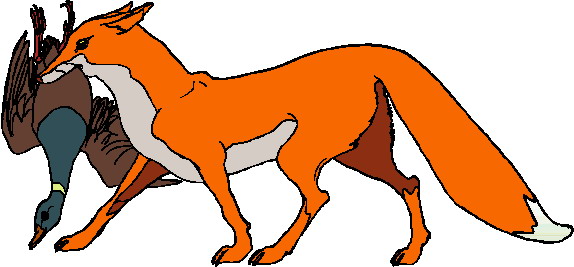 Foxes clip art