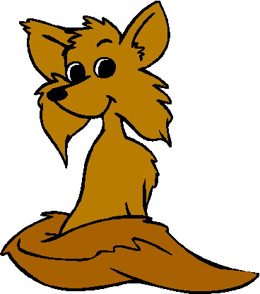 Foxes clip art