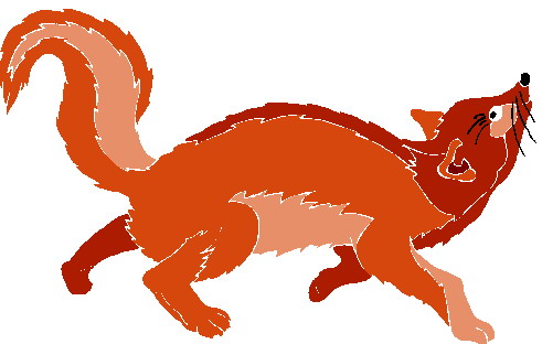 Foxes clip art