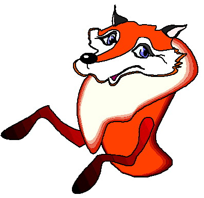 Foxes clip art